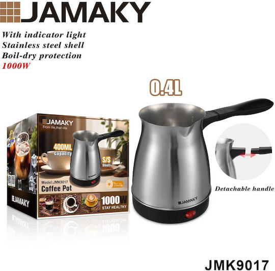 Jamaky Stainless Steel Portable Waterproof Electric Turkish and Greek Coffee Maker