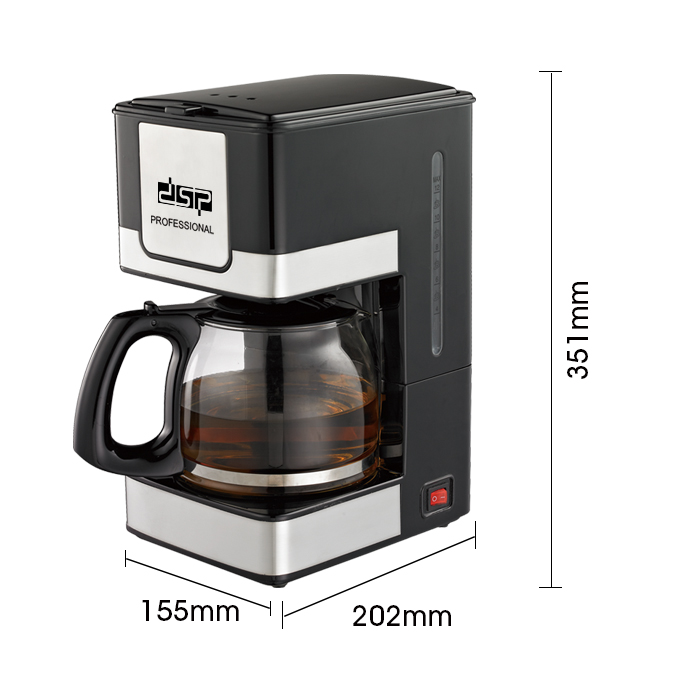 DSP KA3024, Coffee Maker, 800W, 1.2Ltr