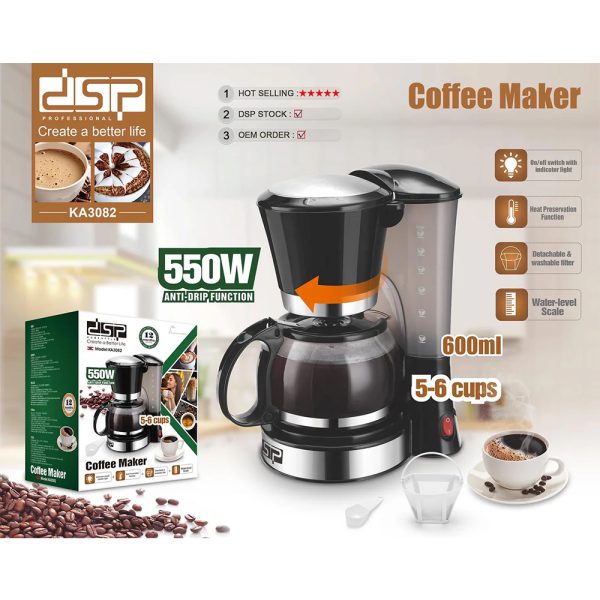 DSP KA3082, Coffee Grinder, 550W, 0.6tr