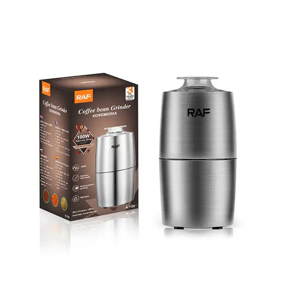 RAF Coffee Grinder 60 g, Silver - R-7120