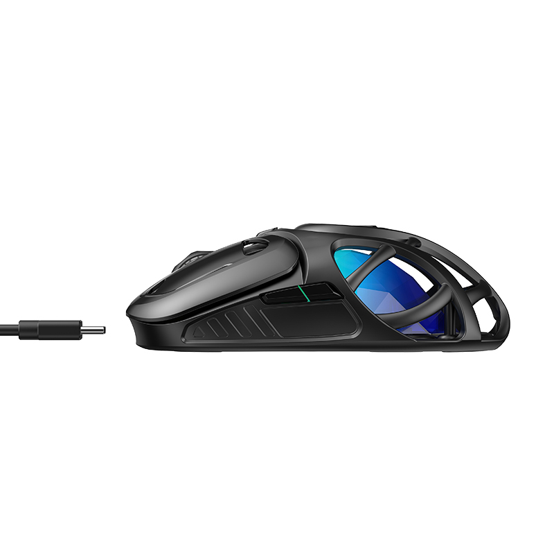 Havit MS1041WB 2.4GHz Three-mode Wireless Mouse 400mAh Lightweighting Tri-Mode RGB Gaming Mouse