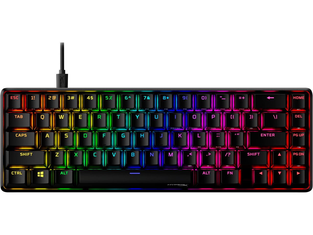 HyperX Alloy Origins 65 Red Switch - Compact Wired Mechanical Gaming Keyboard