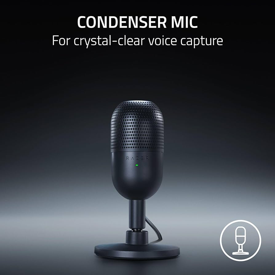 Razer Seiren V3 Mini USB Microphone , Black