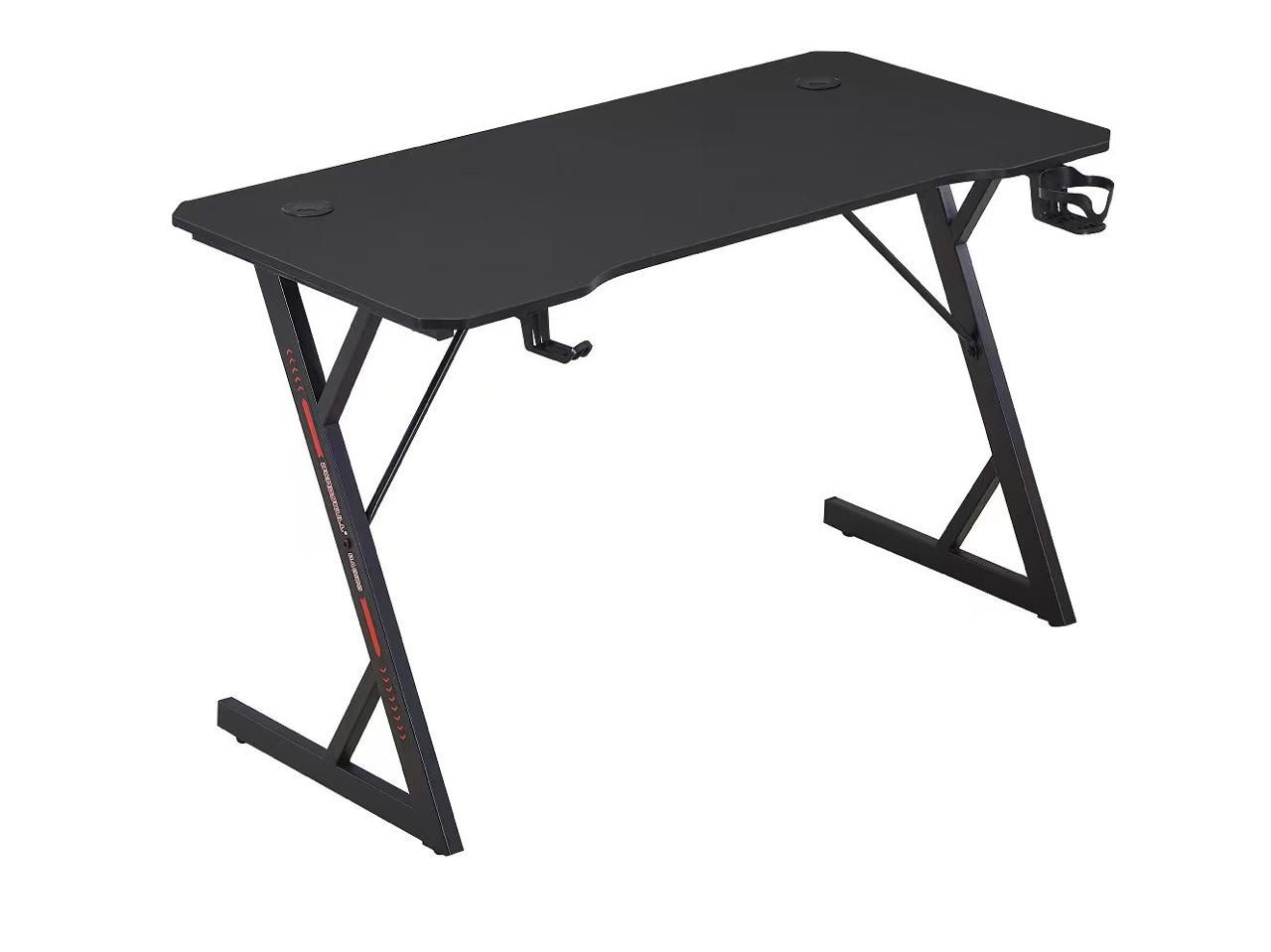 DEADSKULL GAMING DESK , MDF Wood Top , PVC Clad , Z-shaped Re-enforced Metal Legs | 120x60x72CM 